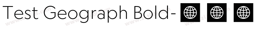 Test Geograph Bold字体转换